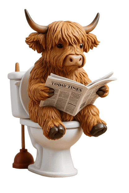 🐮Highland Cow Adventskalender 2025🎄✨ - 3D Handmade Highland Cow Doll(24Pcs)