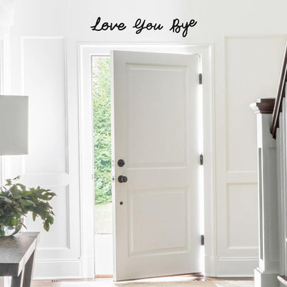 🌿LOVE YOU BYE Holzschild im Bohème-Stil für Wanddekoration🌿