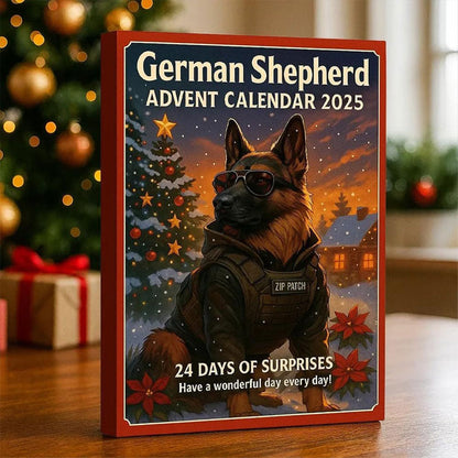🎄🐾 Deutscher Schäferhund Adventskalender 2025 🎁