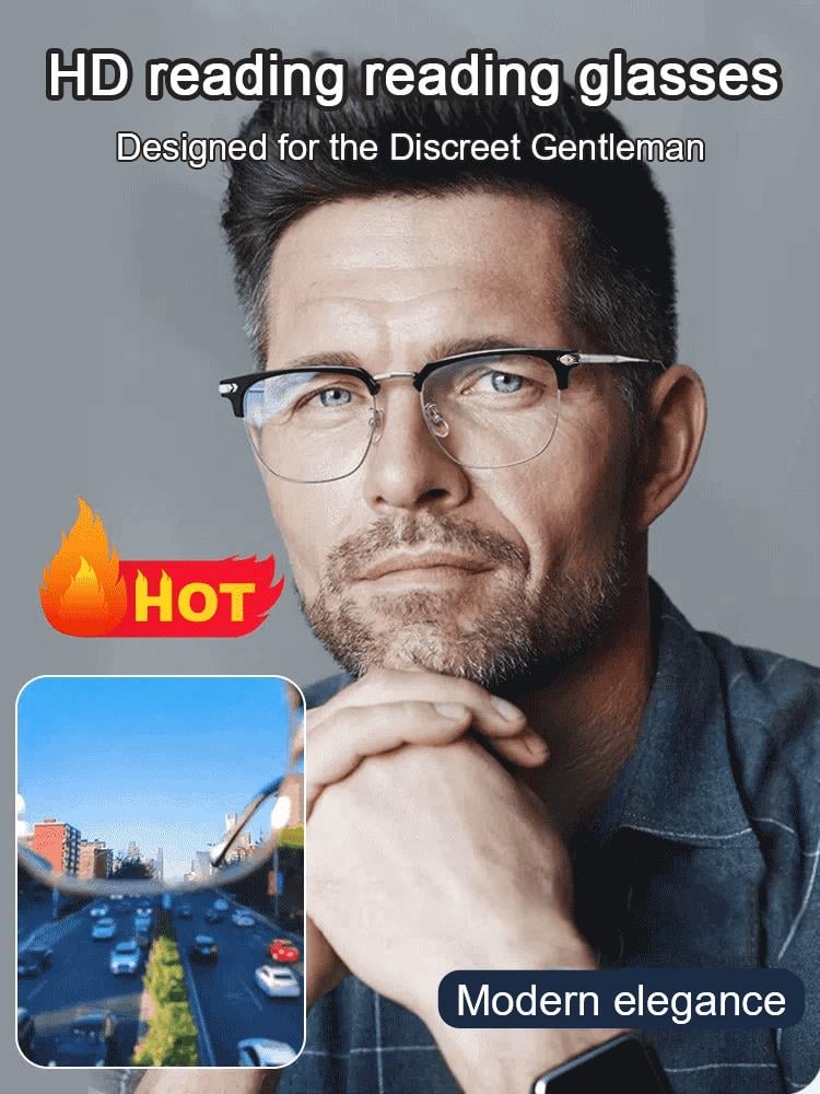 🎁SIDSTE DAGS SALG 49% AVSLAG✨Ultralight anti-blå briller for presbyopi