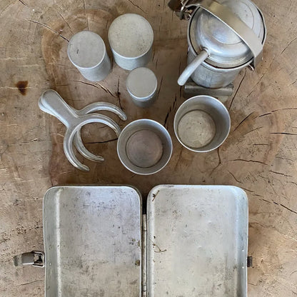 Extra SELTENES Sammlerstück Camping-Kaffee-Set