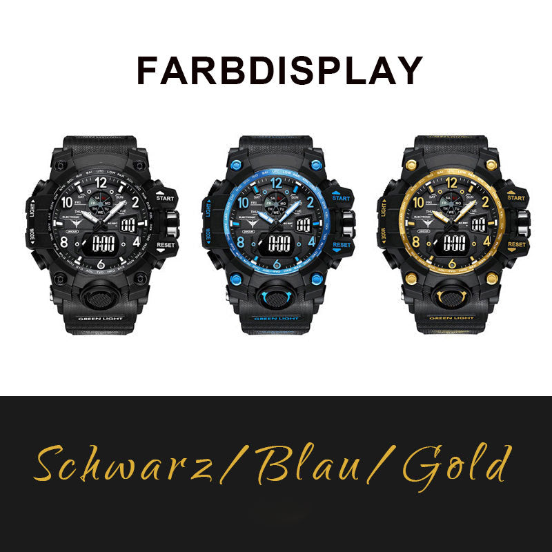 Multifunktionale Elektronische Herren-Outdoor-Uhr