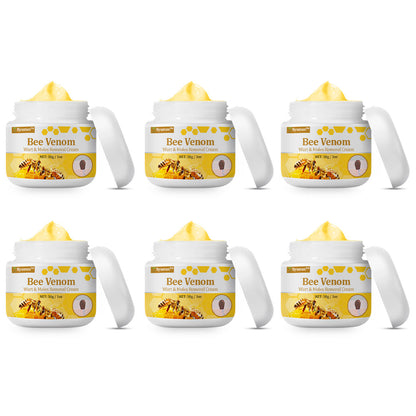 🐝 flysmus™ Starke Bienengiftcreme, zertifiziert von der Dänischen Dermatologischen Gesellschaft (DDS) - Hilft bei hartnäckigen Warzen, Hautwucherungen, Hautläsionen, Infektionen, Narbenbildung und gleicht Unebenheiten aus hud👨‍⚕️