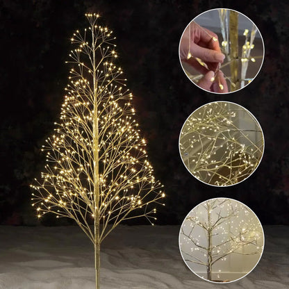 🎄✨LED-beleuchteter Weihnachtsbaum mit Zweigen