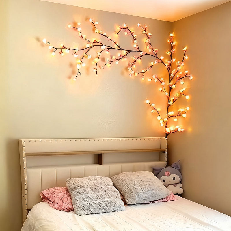 LED-Simulations-Rattanlicht