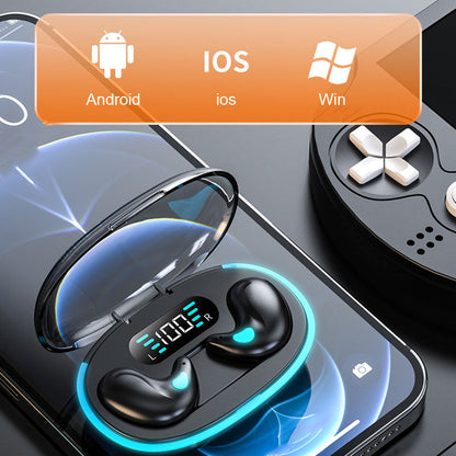 Digital Display Mini Noise Cancelling Bluetooth Kopfhörer