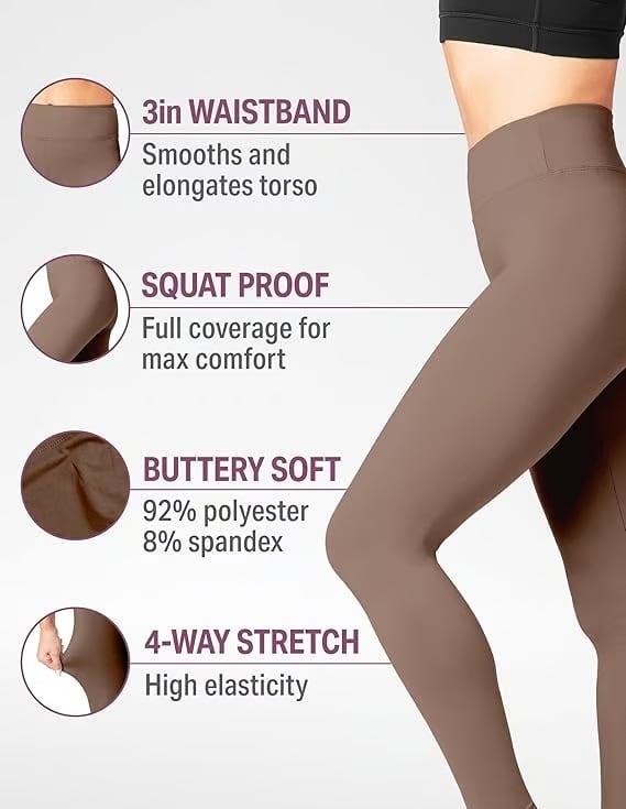 🎁Letzter Tag 49 % Rabatt🔥Hoch taillierte, bauchformende und figurformende Trainingslegging