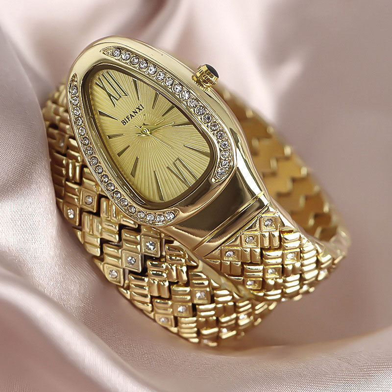 Schlangenförmige Uhr