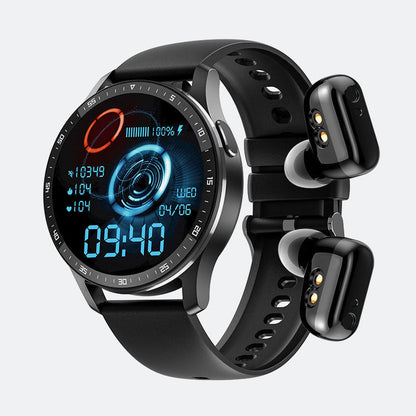 ⌚️ 2-in-1 Bluetooth Smartwatch mit Ohrhörern - ntelligent · Gesund · Musik überall 🎵