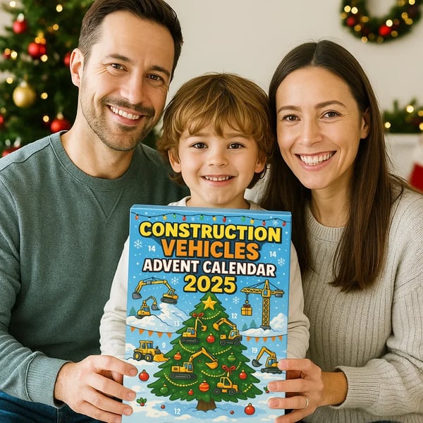 🚜2025 Adventskalender für Baumaschinen