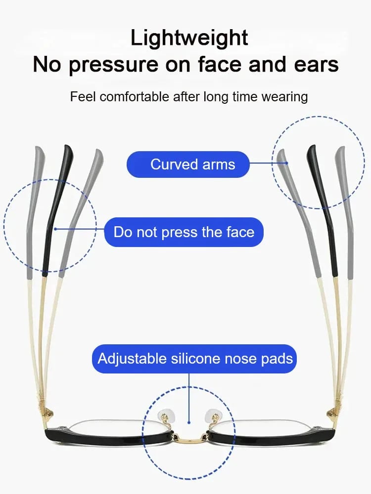 🎁SIDSTE DAGS SALG 49% AVSLAG✨Ultralight anti-blå briller for presbyopi