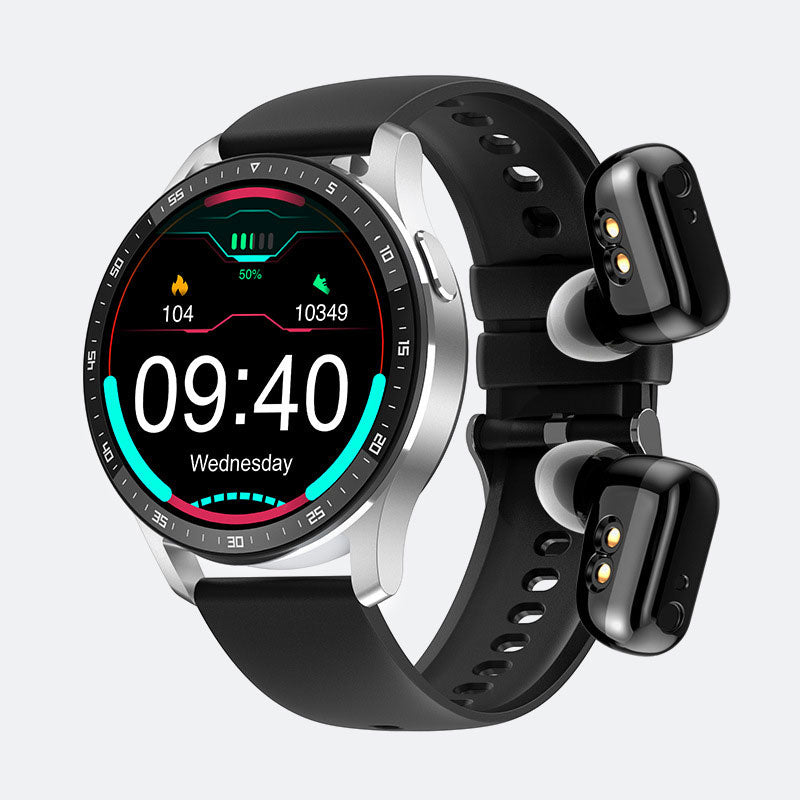 ⌚️ 2-in-1 Bluetooth Smartwatch mit Ohrhörern - ntelligent · Gesund · Musik überall 🎵