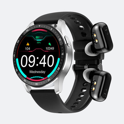 ⌚️ 2-in-1 Bluetooth Smartwatch mit Ohrhörern - ntelligent · Gesund · Musik überall 🎵