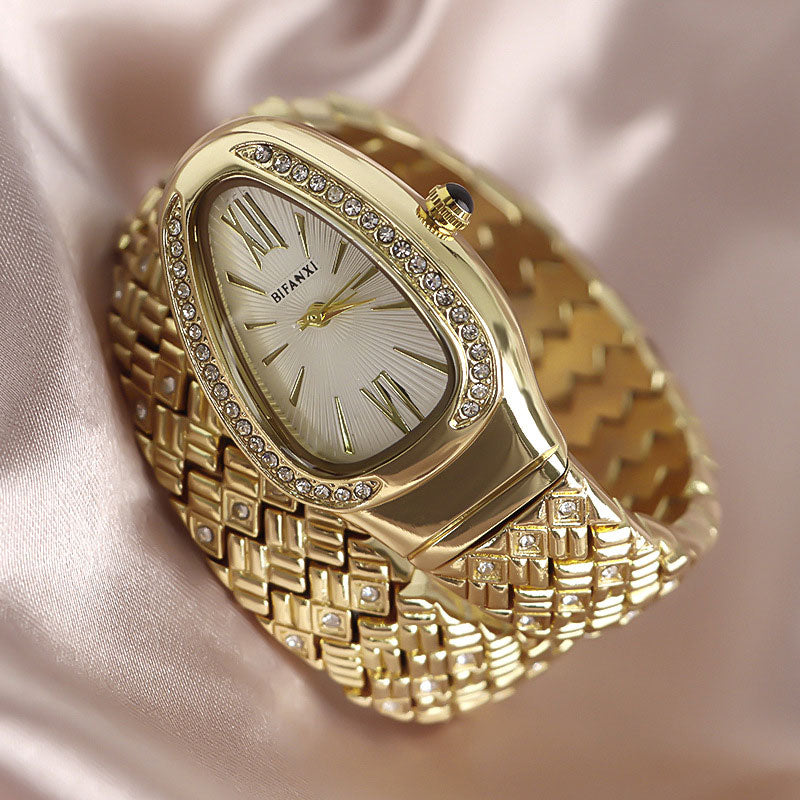 Schlangenförmige Uhr