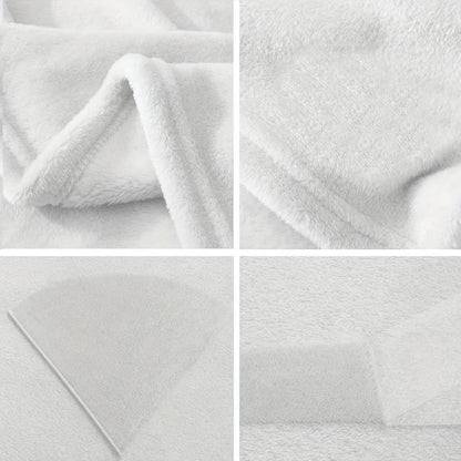 🎄 Weihnachten 🎁 Niedlicher lächelnder Dinosaurier HD digital bedruckte Flanelldecke