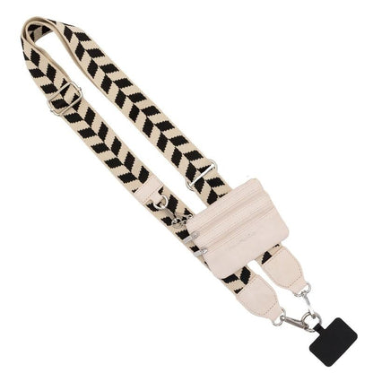 💖Phone Strap mit Reißverschlusstasche