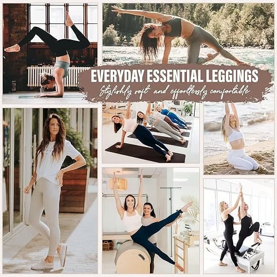 🎁Letzter Tag 49 % Rabatt🔥Hoch taillierte, bauchformende und figurformende Trainingslegging