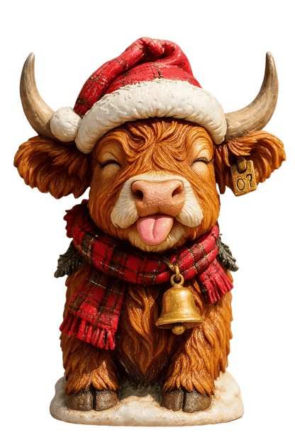 🐮Highland Cow Adventskalender 2025🎄✨ - 3D Handmade Highland Cow Doll(24Pcs)
