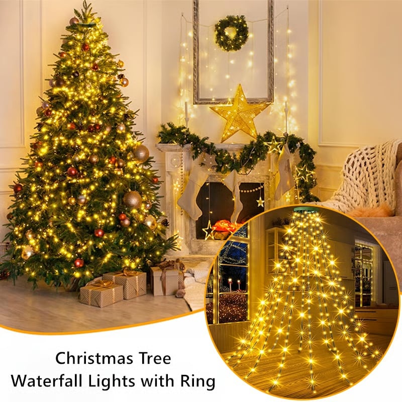 🔥Weihnachtsbaum-Beleuchtung mit Ring