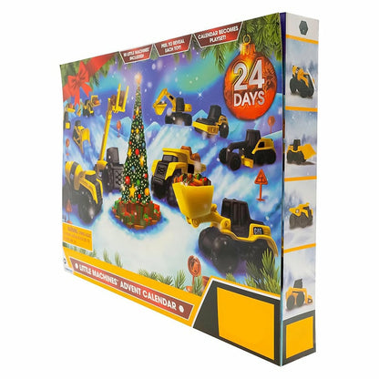 🎄24-tägiger Countdown-Kalender mit LKW auf dem Weg zu Weihnachten