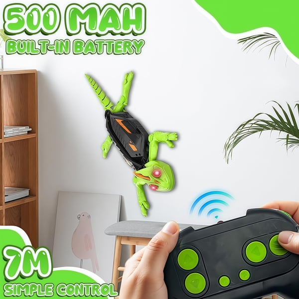 Infrarot-Wandkletter-Gecko-RC-Spielzeug mit Lichtern 🦎