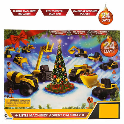 🎄24-tägiger Countdown-Kalender mit LKW auf dem Weg zu Weihnachten