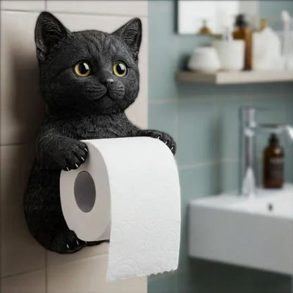 🧻Wandmontierter Toilettenpapierhalter für Katzen🐾
