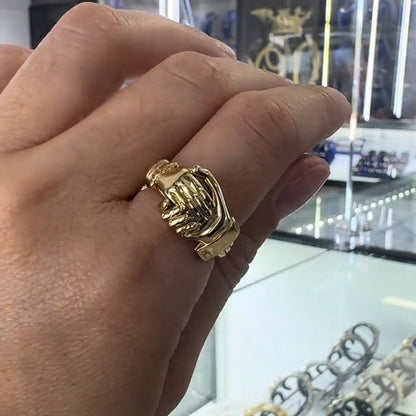 💞 Öppna händer hjärta ring